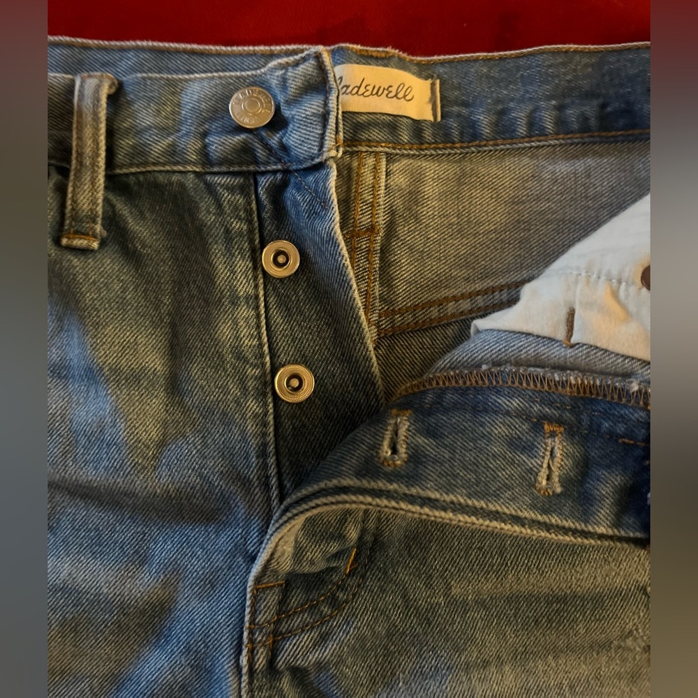 GW 2025 MADEWELL SZ 28 Women’s Denim Cut-Off Shorts - Picture 3 of 11